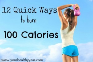 burn 100 calories