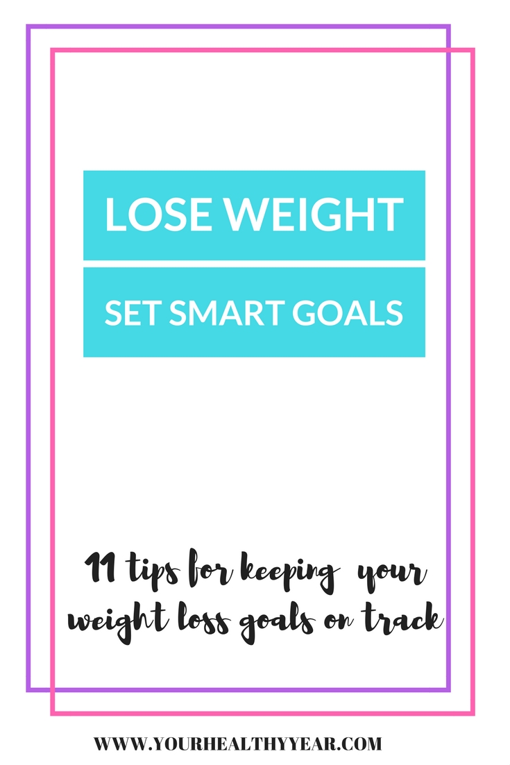 Lose Weight by Setting the Right Goals - Smart New Years Resolutions.