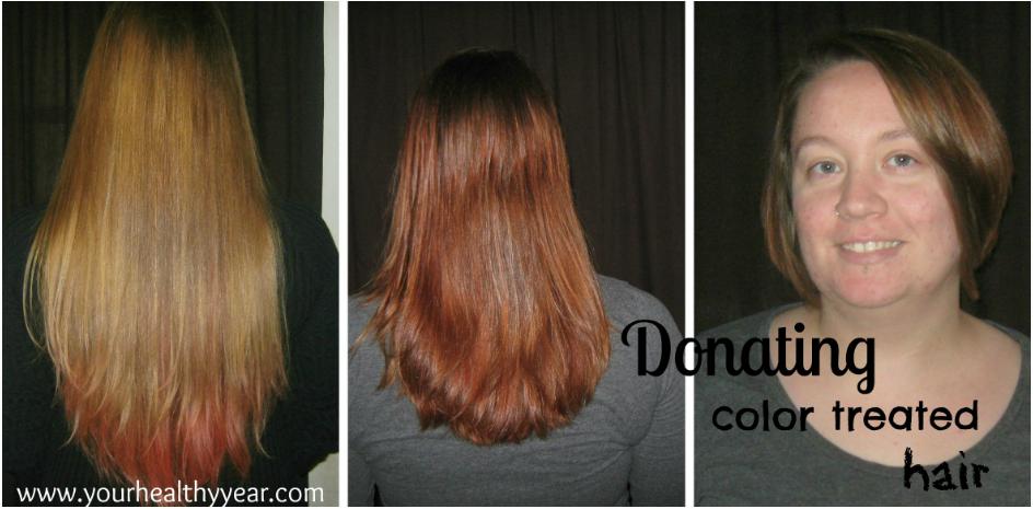 donating color treated hair