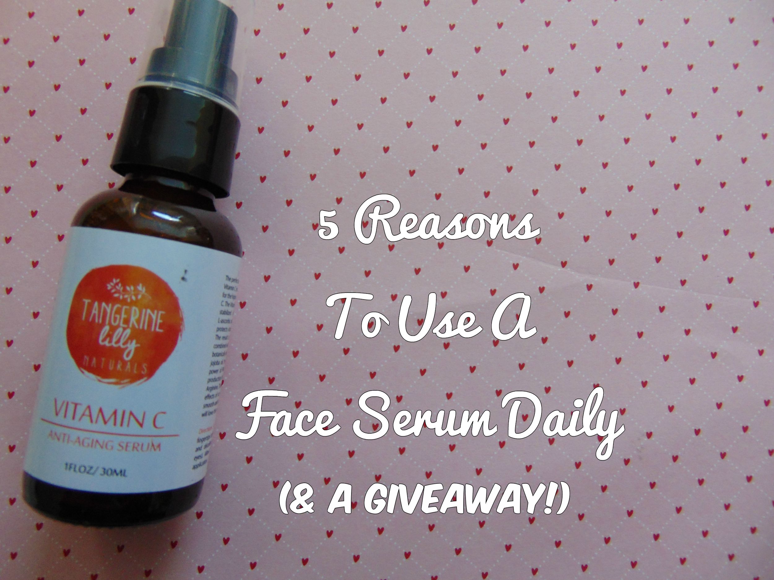 why use a face serum