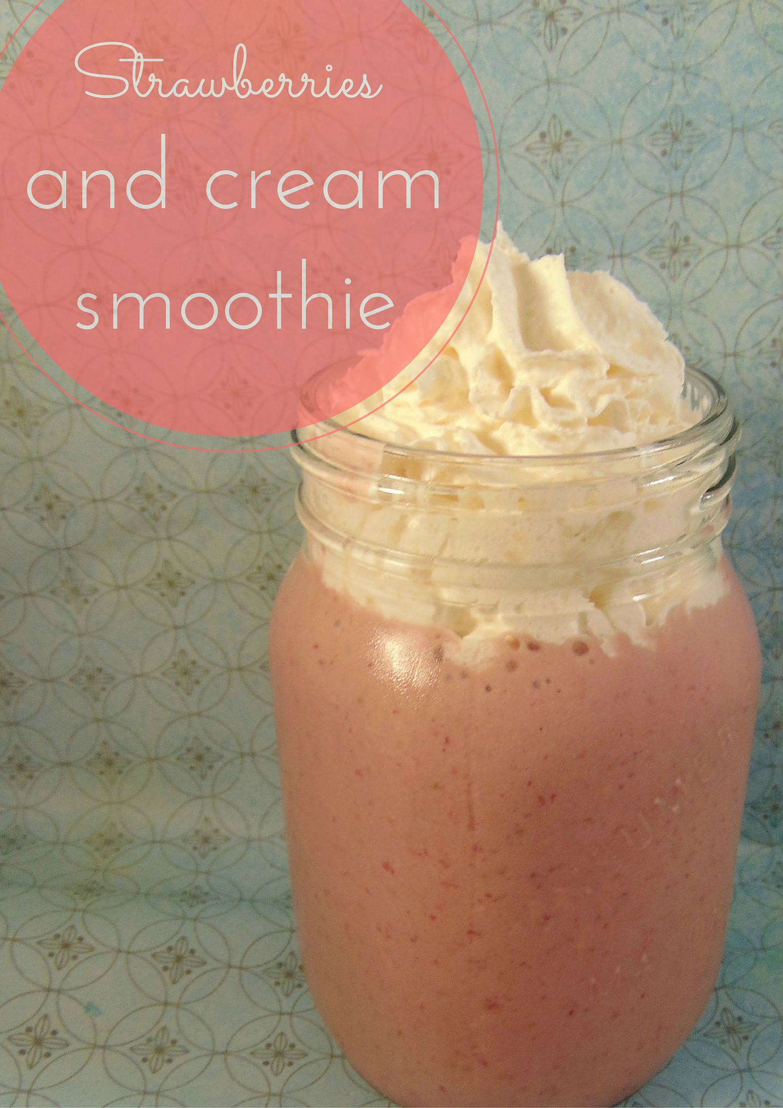Strawberries and Cream Protein Smoothie