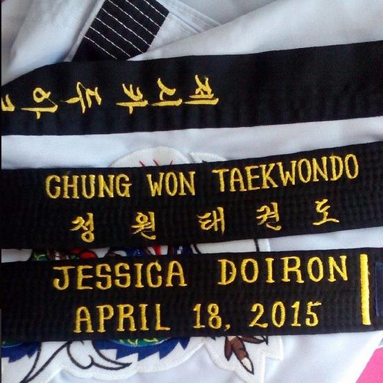 In 2015 I earned my blackbelt in Taekwondo! Come see what else I did!