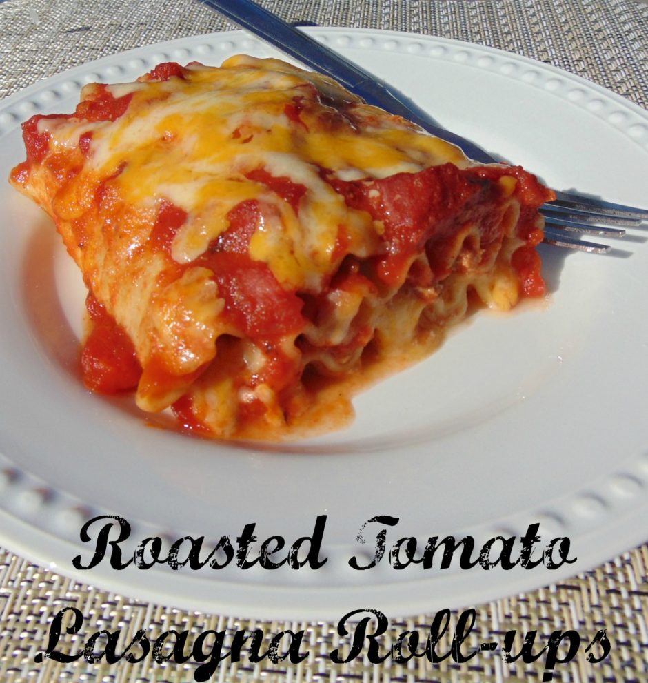 Roasted Tomato Lasagna Roll-ups