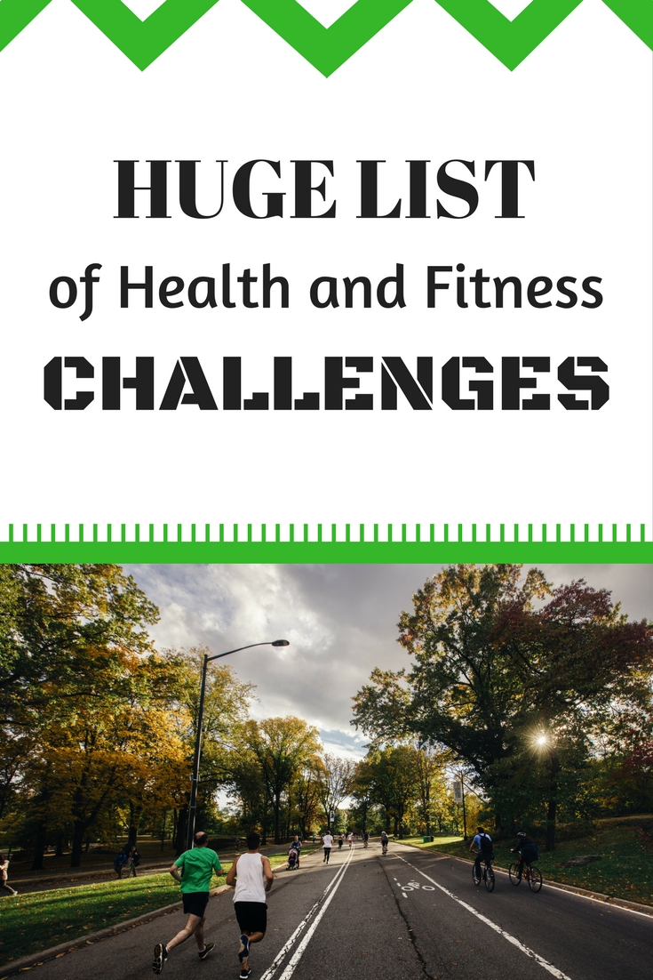 Health and Fitness Challenge List