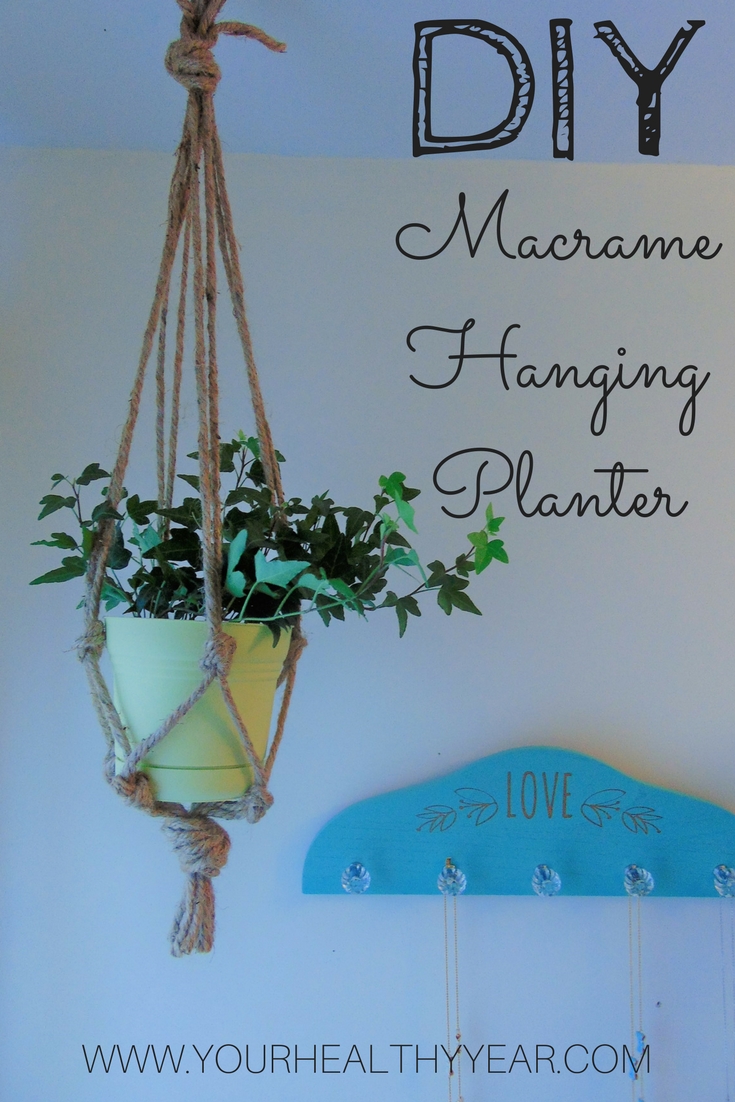 DIY Macrame Hanging Planter