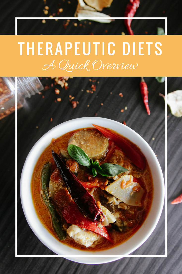 Therapeutic Diets: A Quick Overview and Primer