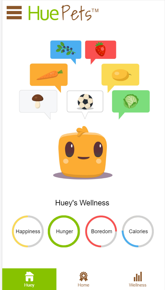 Encourage healthier food choices with Huetracker.